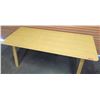 Image 1 : Modern Wooden Dining Table 79"L x 35.5"W x 30"H