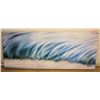 Image 1 : Ocean Wave Painting on Canvas 48"L x 20"W