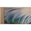 Image 2 : Ocean Wave Painting on Canvas 48"L x 20"W