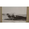 Image 2 : Qty 2 Black & White Photographs of Surfer & Wave 15" x 17"