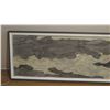 Image 2 : Large Framed Masami Teraoka Watercolor, 82" x 44", Signed, Original Signature. Photo on Back says Mo