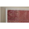 Image 2 : Large Framed Art, Spotted Red & White 60" x 42"
