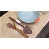 Image 2 : Wooden Kitchen Utensils, Salt & Pepper Shakers, Stone Accent Decor, etc.