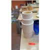 Image 2 : Qty 2 Blue Costa Boda Vases & Architectual Ceramic Vase