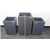 Image 3 : Qty 3 Planters - 2 @ 26" tall, 1 @ 34"