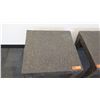 Image 2 : Qty 2 'Stone-Look' Composite Square End Tables