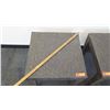 Image 3 : Qty 2 'Stone-Look' Composite Square End Tables