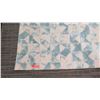 Image 2 : Indich Collection Area Rug 'White/Jamaican Aqua' 5'6" x 8'0"