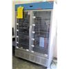 Image 1 : Migali Scientific Glass-Door Refrigerator Model EVO-2RG (does not get cold), 55" x 31" x 82"H