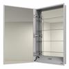 Image 2 : DuraMirror Electric Lighted Mirrored Bathroom Medicine Cabinet 25" x 36"