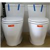 Image 1 : Qty 2 One-Piece Freestanding Toilets