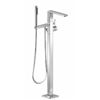 Image 1 : Dornbracht Lulu Floor-Mount Tub Mix w/ Hand Shower Model 25963710-00 Retail $3766