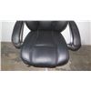Image 2 : Executive Black Wheeled Rolling Office Chair w/ Armrests