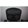 Image 2 : Executive Black Mesh Wheeled Rolling Office Chair w/ Armrests