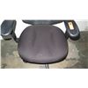 Image 2 : Executive Black Mesh Wheeled Rolling Office Chair w/ Armrests