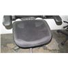 Image 2 : Executive Black Mesh Wheeled Rolling Office Chair w/ Armrests