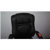 Image 2 : Executive Black Wheeled Rolling Office Chair w/ Armrests