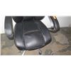 Image 2 : Executive Black Wheeled Rolling Office Chair w/ Armrests