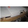 Image 2 : Qty 16 White Stone Tile Strips 7" x 39" & Single-Piece Backer Board? 18" x 72"
