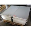 Image 1 : Pallet 40 Pieces 24"x42" White Stone Tiles