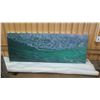 Image 2 : Stretched Canvas, Wave Art, 'South Shore' Left Panel, 64' X 24" Back Signed by Artist, 2016