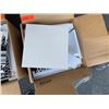 Image 8 : 16 Printed 12x12 Black & White Ceramic Tiles & 8 White Ceramic Tiles