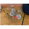 Image 2 : Misc. Clear Glass Balls (some in netting) & Black Basket