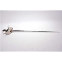 Silver Mounted George V Officer Sword [ blade has some staining but no nicks or picks, etching clear