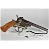 Image 1 : Restricted Handgun - Unknown Belgian Model LeFaucheux Type 6 Shot Revolver w/ 120 mm bbl [ fading bl