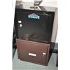 Image 1 : Lot of Two Brown Stack On Locking Handgun Cabinets w/ keys