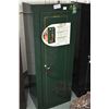 Image 1 : Green Heavy Duty Stack On Locking Rifle Cabinet w/ key