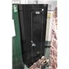 Image 1 : Black Heavy Duty Stack On Locking Rifle Cabine w/ key
