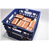 Image 1 : Blue Plastic Crate : Twelve Boxes ( 20 rnds per ) .12 Ga 2 3/4" # 8 Shot Shells - Eight Boxes .12 Ga