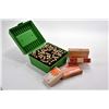 Image 1 : Box Lot : Various Asstd Ammo Includ : Approx. 100 Rnds Various .7 MM Mauser Cal Ammo in green plasti