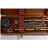 Image 2 : Fenwick Fishing Rod Case w/ Two Bamboo Fly Fishing Rods [ - Three Asstd Fishing Rods - One Fly Fishi