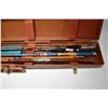 Image 3 : Fenwick Fishing Rod Case w/ Two Bamboo Fly Fishing Rods [ - Three Asstd Fishing Rods - One Fly Fishi