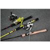 Image 2 : Lot of Three Fishing Rods [ appear as new w/ reels ]