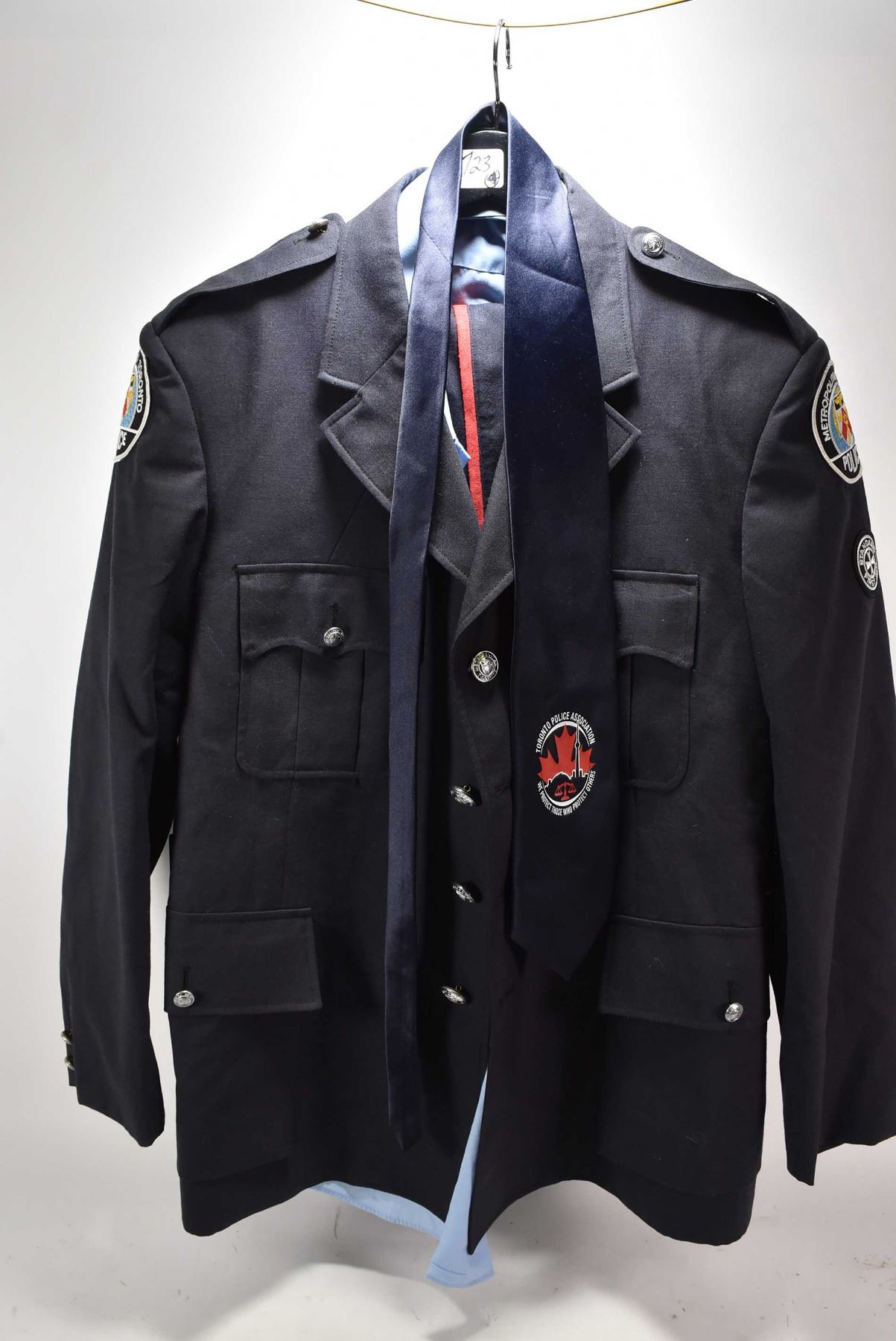 Lot of Four Items : Toronto Police Uniform w / hat - RCMP Winter Parka ...