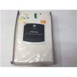 Malta One Rod Pocket Curtain Panel (50 in W x 95 in L)