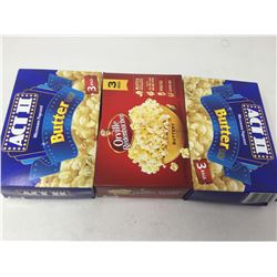 Lot of Microwave Popcorn (3 x 3)