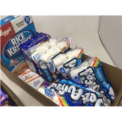 Lot of Rice Krispies, Marshmallows, Chocolate Bars and Graham Crackers