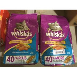 Whiskas Seafood Flavored Cat Food (2 x 2kg)
