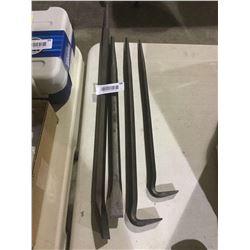 NEW Prybar Set Lot of 4