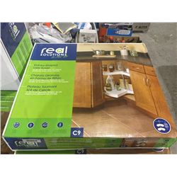 Real Solutions Kidney Shaped Lazy Susan