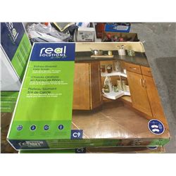 Real Solutions Kidney Shaped Lazy Susan