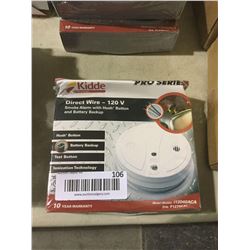 Kiddie Pro Series Direct Wire Smoke Alarm w/ Battery Backup