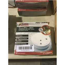 Kiddie Pro Series Direct Wire Smoke Alarm w/ Battery Backup