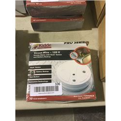 Kiddie Pro Series Direct Wire Smoke Alarm w/ Battery Backup