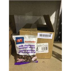 Case of Macs Favorites Milk Chocolate Covered Raisins