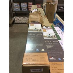 Allen + Roth Cordless Faux Wood Blind White Finish (71.5" x 48")